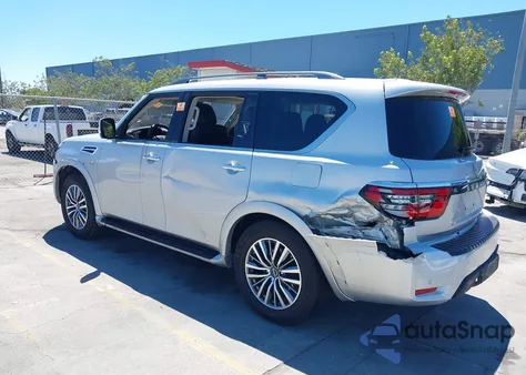 2021 Nissan Armada Sv 2Wd from USA, damaged, VIN JN8AY2AC3M9147758